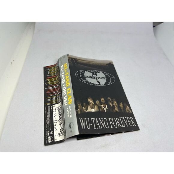 Wu-Tang Forever Cassette One J-Card cover art only Wu-Tang Clan NO CASSETTE INCL - Picture 1 of 3